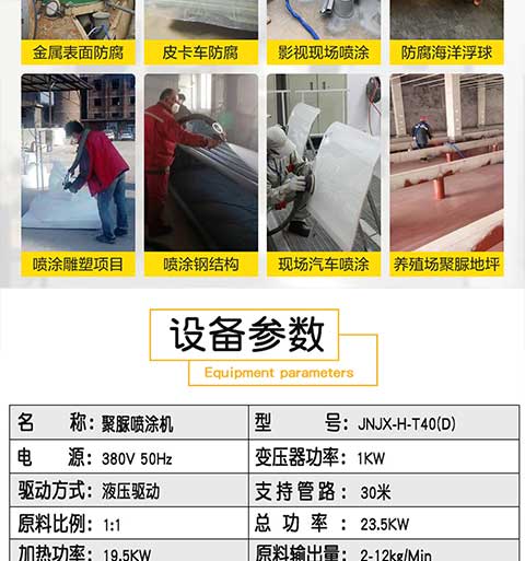 JNJX-H-T40D聚脲噴涂機(圖4) JNJX-H-T40D聚脲噴涂機3